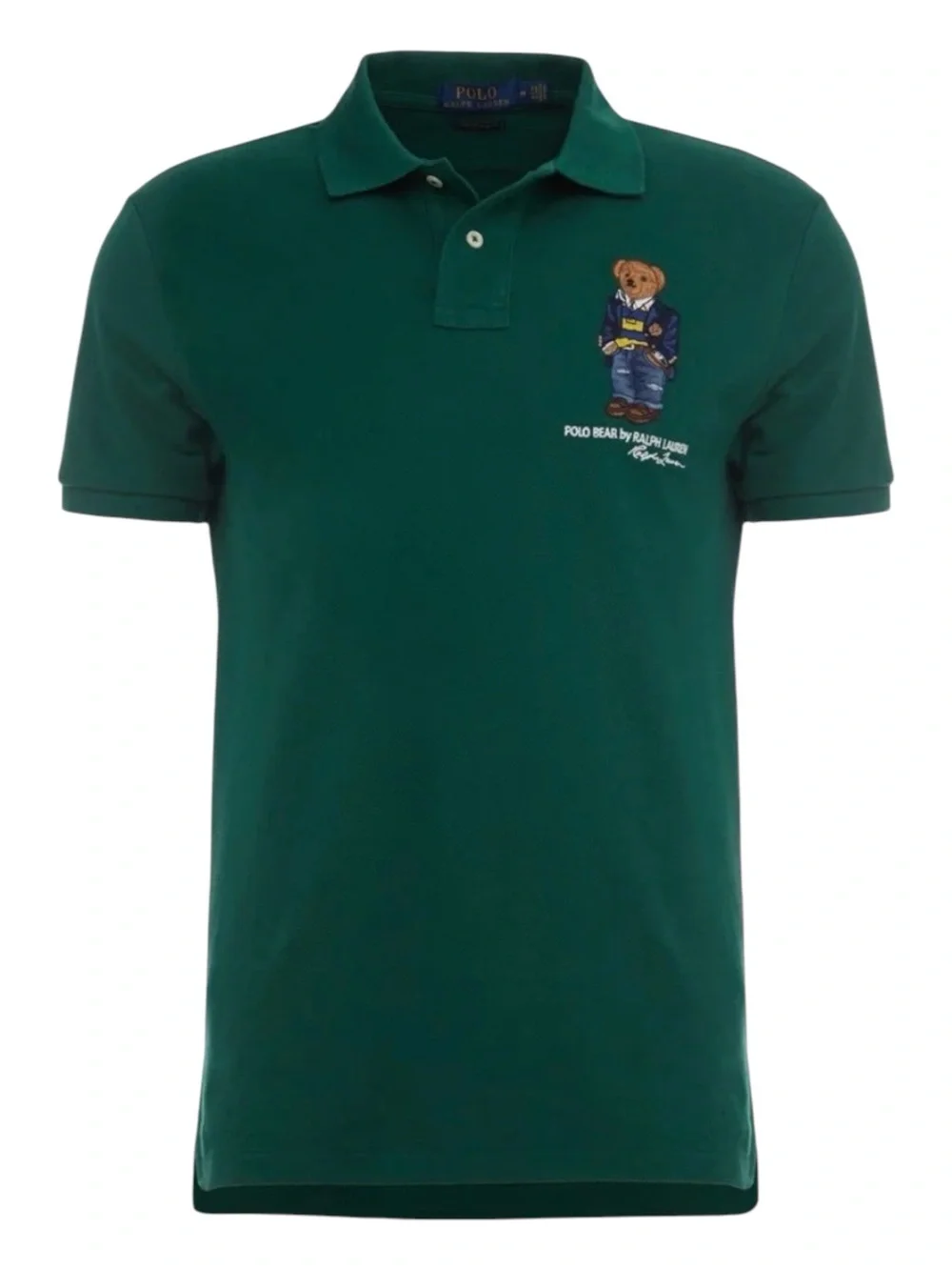 Polo Ralph Lauren Green Polo Bear Mesh Polo Shirt XL Spring Summer Casual EUC